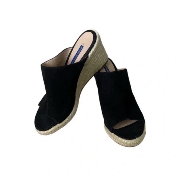 STUART WEITZMAN Marabella Suede Espadrille Wedge Sandals Size 9.5M - Picture 8 of 14